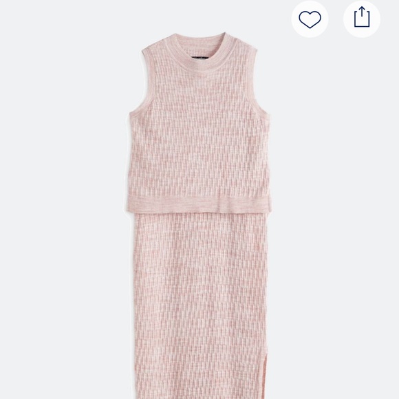 Elegant Pink Knit Sweater dress🍬 - Picture 2 of 4